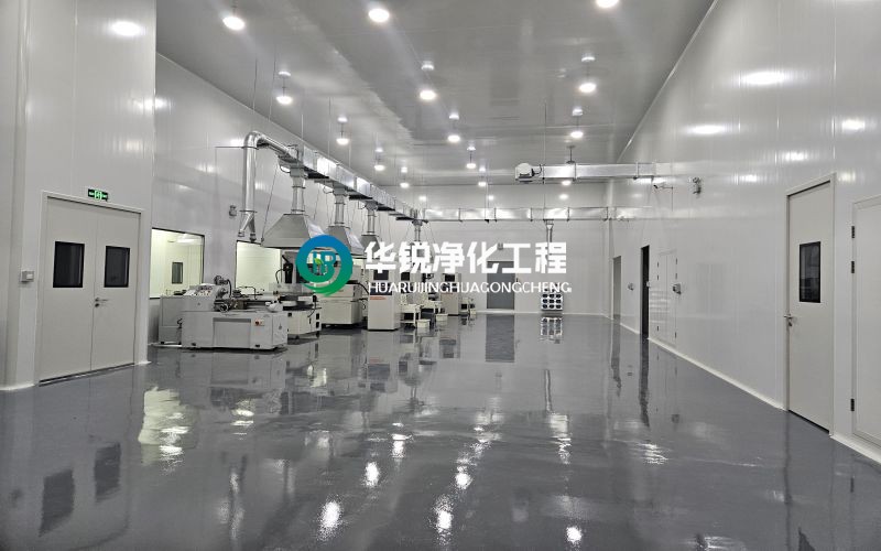 負(fù)壓無(wú)塵車間裝修竣工效果